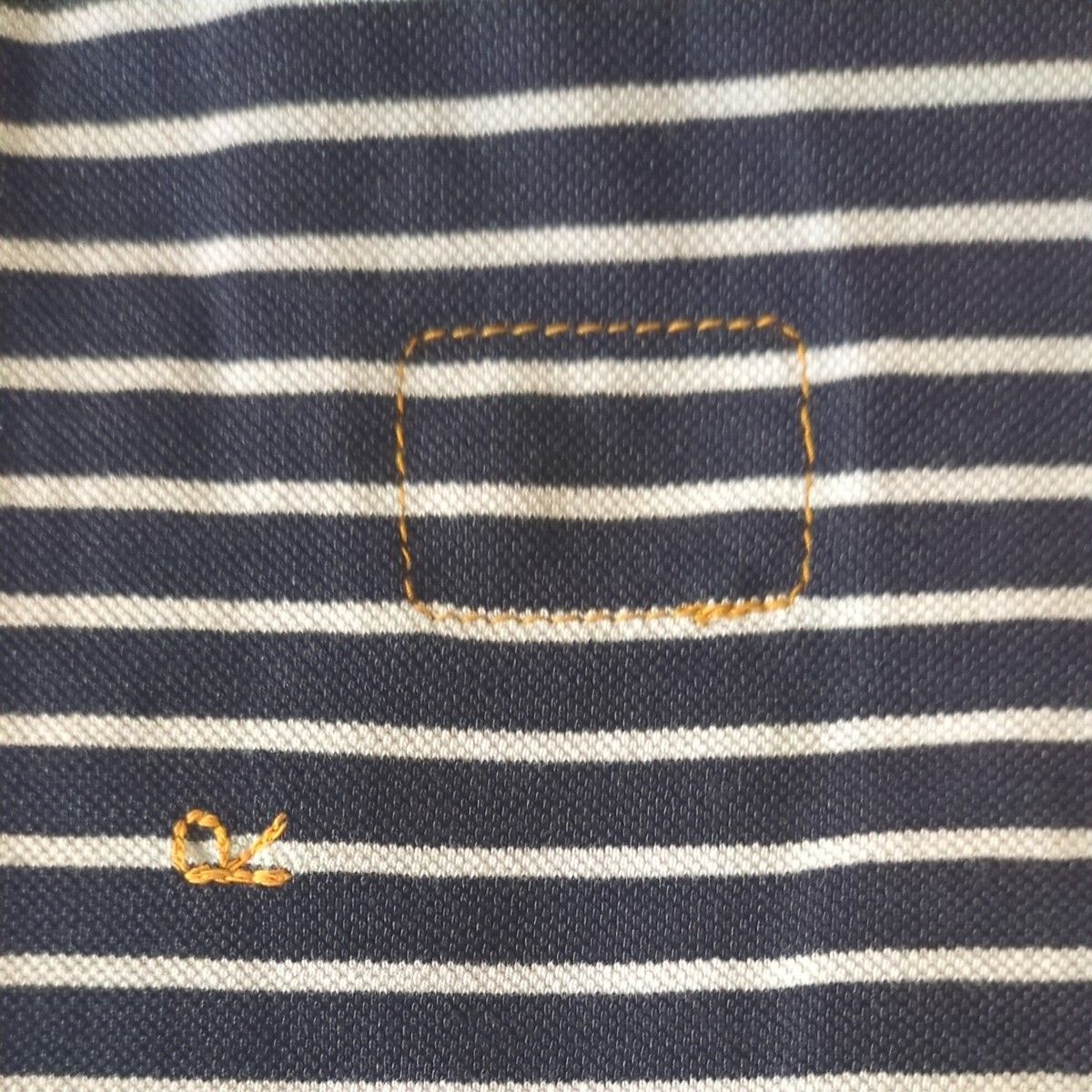 45R オックスフォードカノコストライプのカットワークTシャツ 45R オックスフォードカノコストライプのカットワークTシャツ