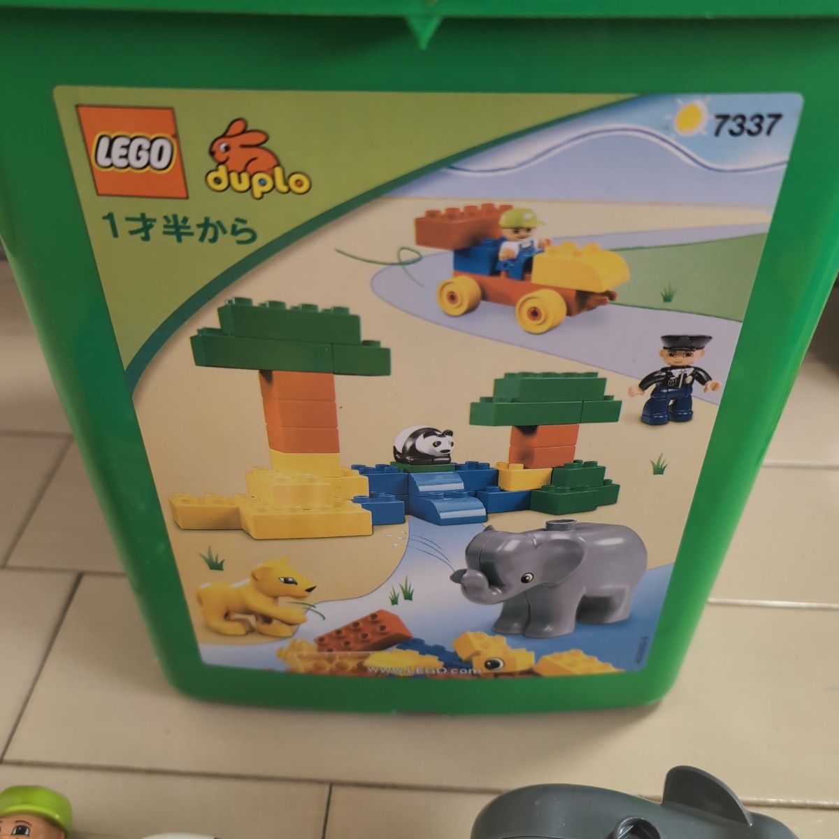 LEGO レゴ デュプロ　緑のバケツと「はたらきもののロフティとディジー」セット