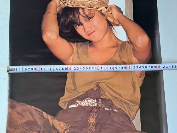 美品 非売品 中森明菜 ポスター 1984 清水清太郎 パイオニア 昭和アイドル 80年代の画像6
