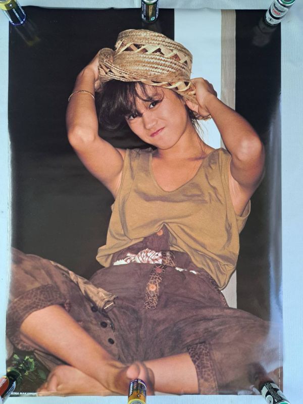美品 非売品 中森明菜 ポスター 1984 清水清太郎 パイオニア 昭和アイドル 80年代の画像1