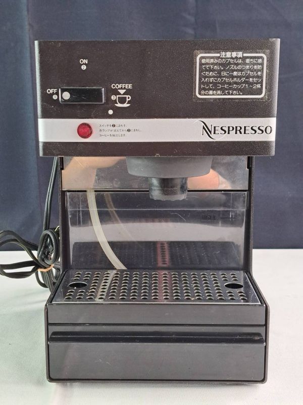NESPRESSO コーヒーマシーン 510.TX-N 中古 通電確認済み_画像3