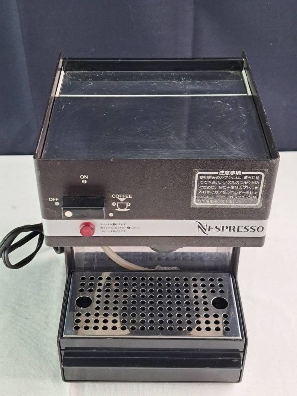 NESPRESSO コーヒーマシーン 510.TX-N 中古 通電確認済み_画像4