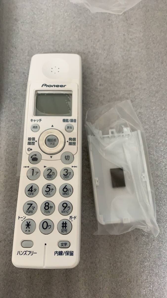 B1044→pioneer コードレス 電話機 子機 TF-VD1200-W 留守番電話機  中古 動作未確認の画像5