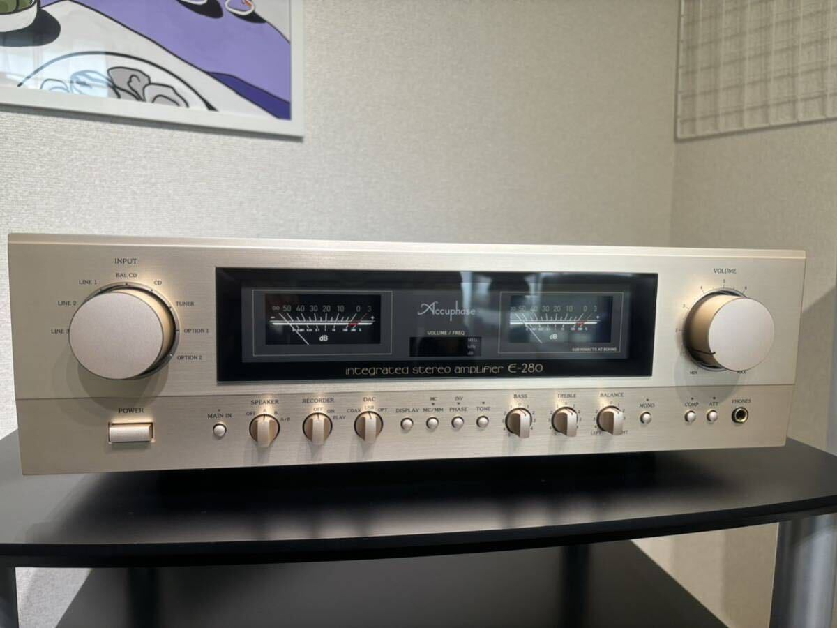 【極美品】Accuphase アキュフェーズ E-280 プリメインアンプ