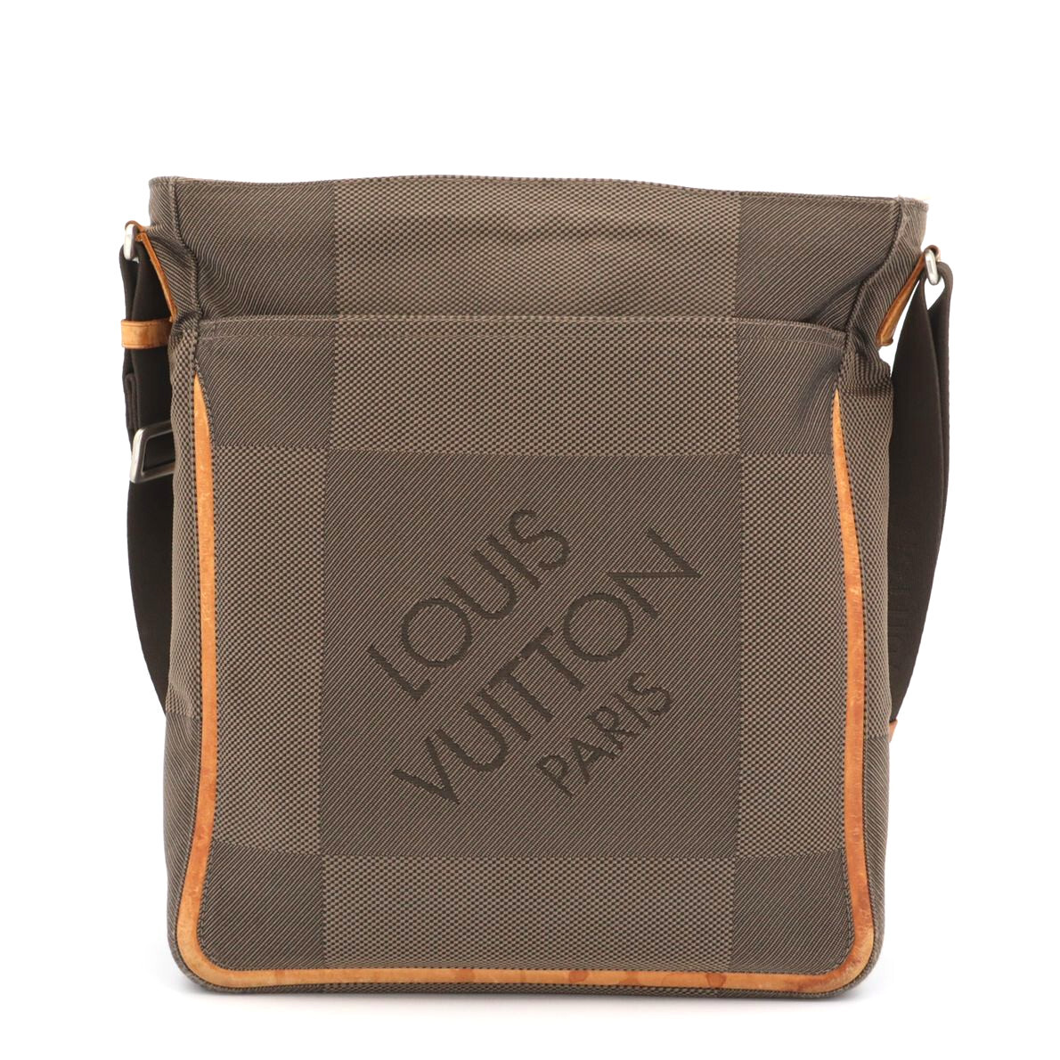 ルイヴィトン LOUIS VUITTON ダミエ ジェアン コンパニョン ショルダーバッグ 斜め掛け テール メンズ レザー キャンバス M93045_画像3