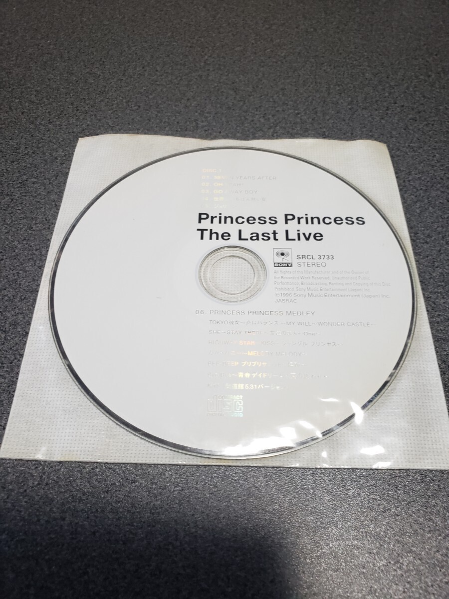 CD　The Last Live　PRINCESS PRINCESS　ザ・ラスト・ライヴ　プリンセス・プリンセス_画像9