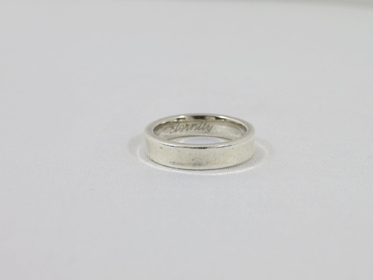 ◆TIFFANY&Co. ティファニー 1837 シルバー リング 指輪 7号 幅約4mm_画像4