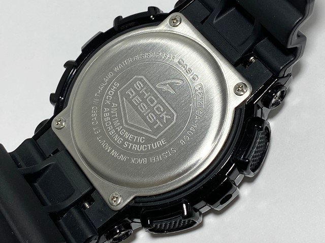 ◎CASIO カシオ G-SHOCK ジーショック GA-140GB-1A1JF ブラック ゴールド メンズ腕時計 稼働品の画像6