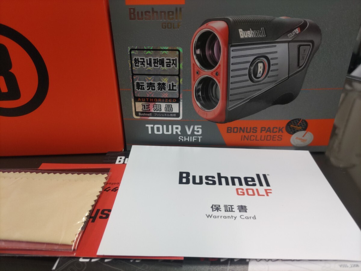 未使用品／プシュネルTOUR V5シフト店内在庫品です ブッシュネル レーザー距離計の画像1