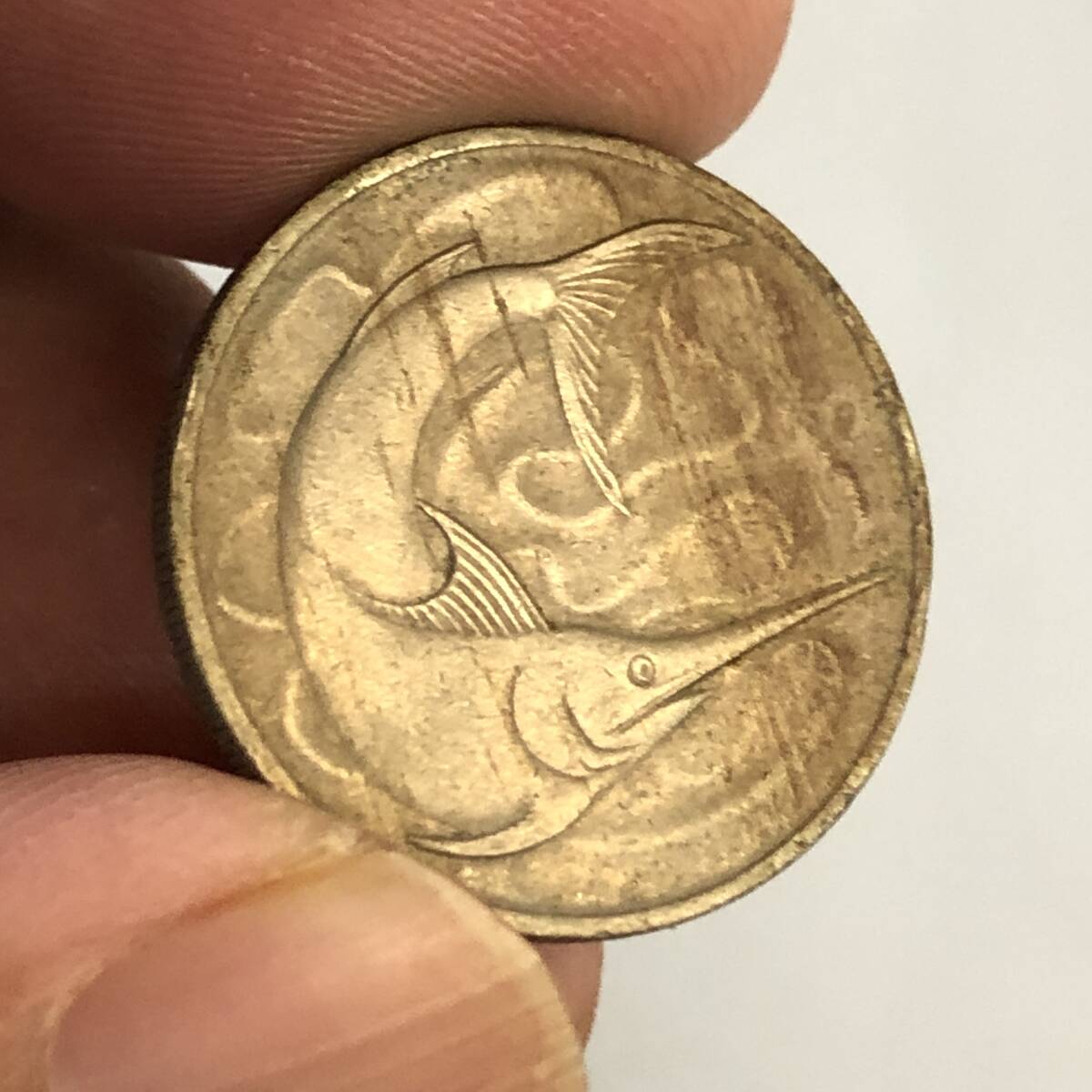 1967 シンガポール 20セント 1円の画像5