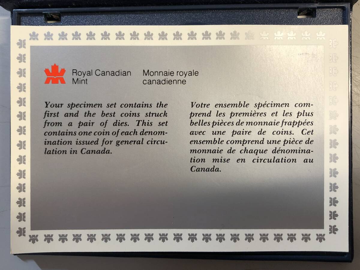 Royal Canadian Mint 1987年 ケース入り ミントコイン カナダ 大きな写真あり 1円の画像7