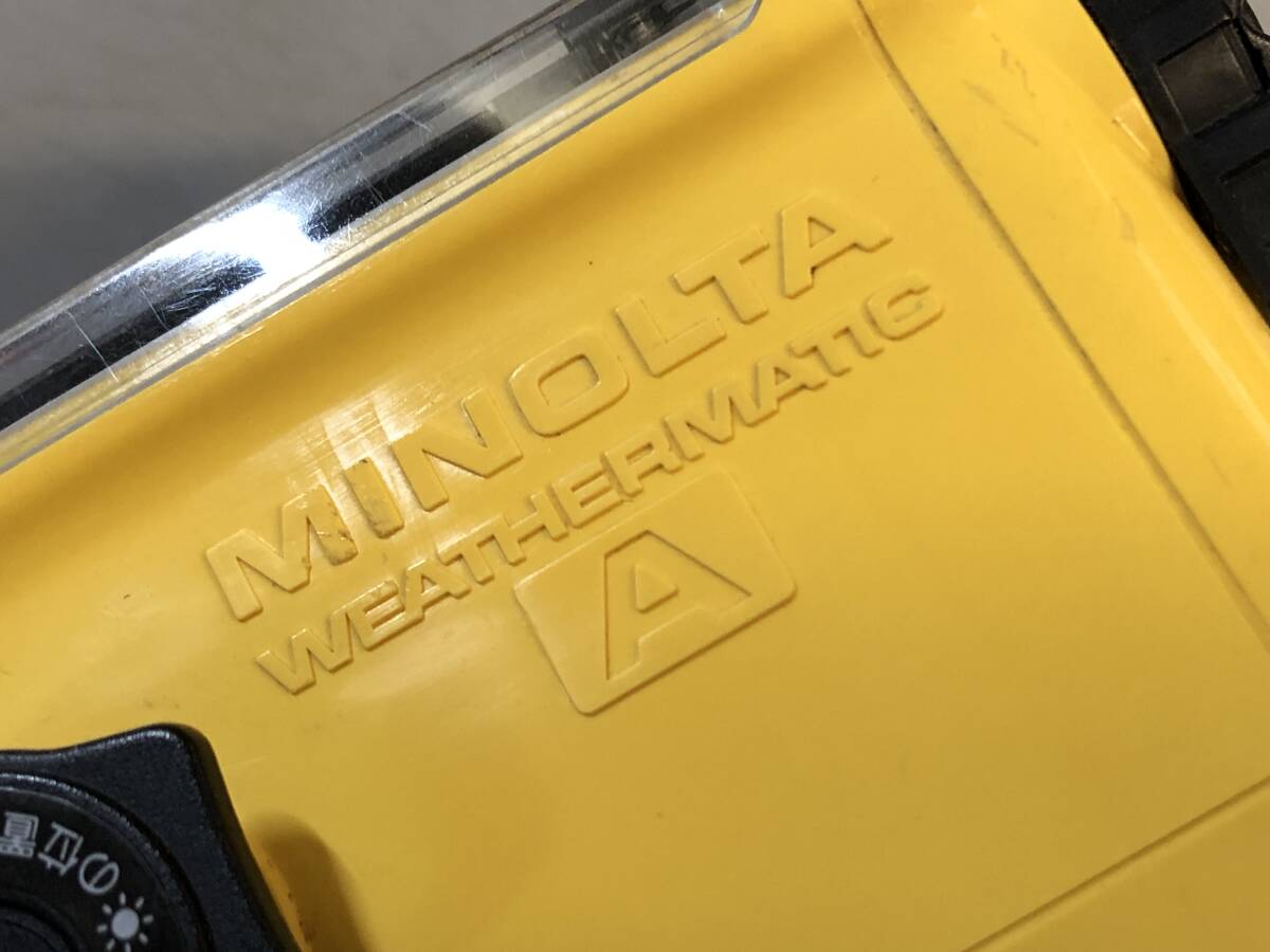 MINOLTA WEATHERMATIC A ミノルタ ウェザーマティック A 水中カメラ？ 動作未確認 大きな写真あり 1円の画像10