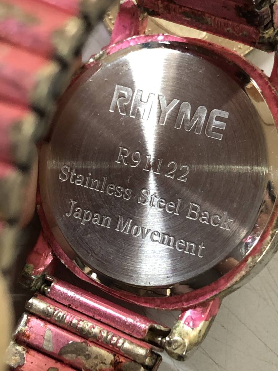 RHYME R91122 腕時計 塗装がれ 電池切れ 1円の画像5