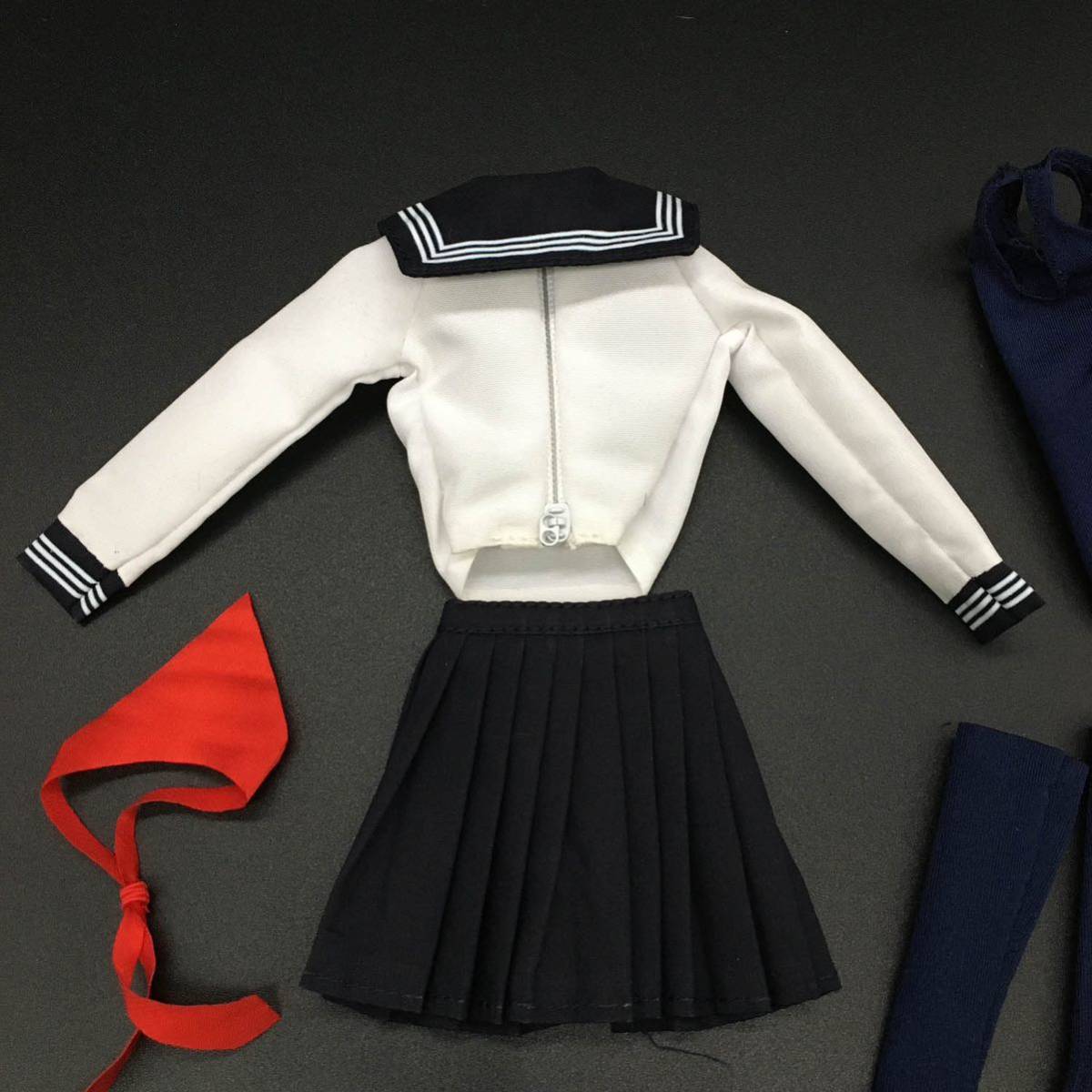 A32 1/6 scale school uniform 6 point set PHICENfa Ise n element body correspondence woman figure for sailor suit doll clothes 