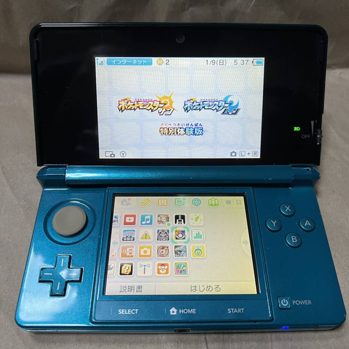  Nintendo 3DS red - Pokemon Bank *pokem- bar * Yugioh 