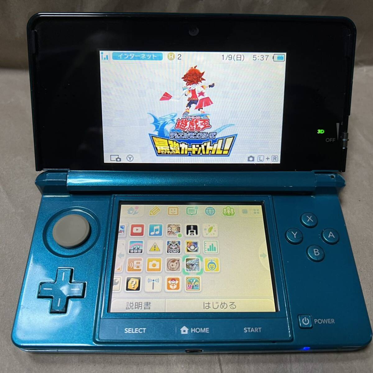  Nintendo 3DS red - Pokemon Bank *pokem- bar * Yugioh 