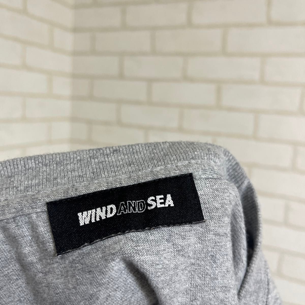 ウィンダンシー WIND AND SEA L Tシャツphoto T グレー