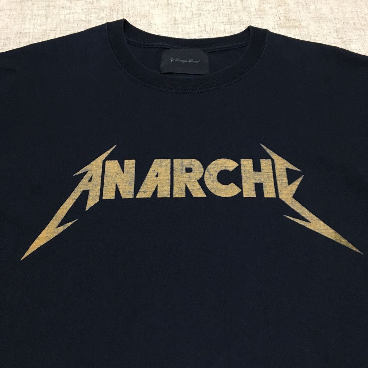 ラウンジリザード  アナーキー　ANARCHY Tシャツ　メタリカ サンプリング　プリントTシャツ  REMI RELIEF 