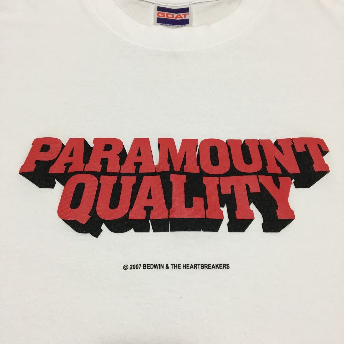 ベドウィン＆ザ・ハートブレイカーズ  PARAMOUNT QUALITY  Tシャツ　GOAT  00s 