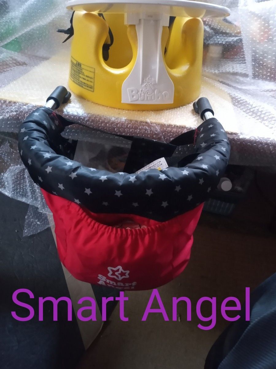 ベビーチェア Bumbo (テーブル付き）＆Smart Angel デスクチェア　２個セット