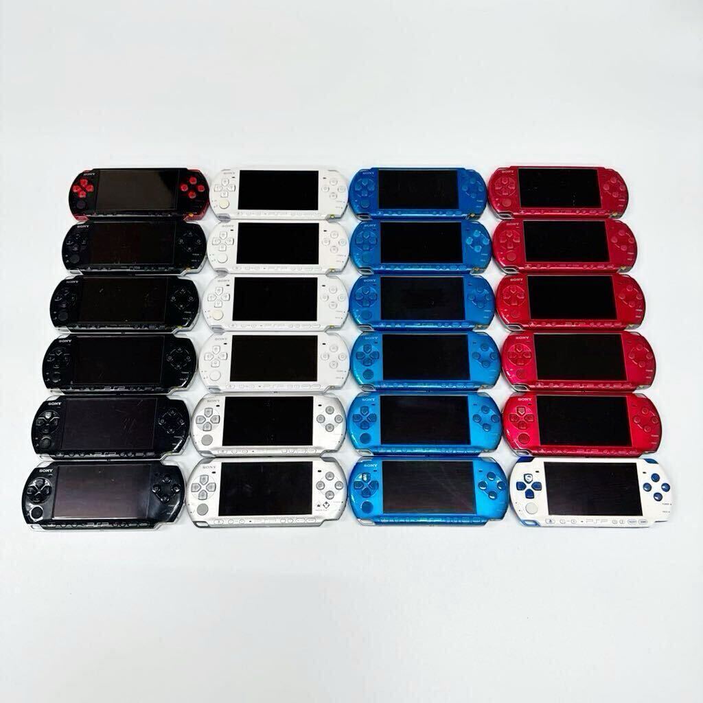 ［24台］SONY PSP3000 本体 まとめ 大量 PlayStation Portable PSP-3000 ソニー プレイステーションポータブル 携帯ゲーム機 の画像1