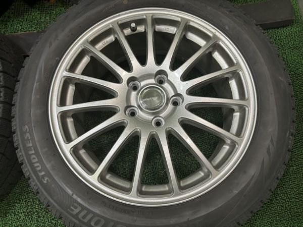 ノア ブリヂストン ブリザックVRX 205/55R17 アルミホイール付き 4本 7J ET53/5H 114.3 スタッドレスタイヤ ステップワゴンの画像2