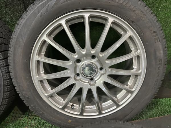 ノア ブリヂストン ブリザックVRX 205/55R17 アルミホイール付き 4本 7J ET53/5H 114.3 スタッドレスタイヤ ステップワゴンの画像5