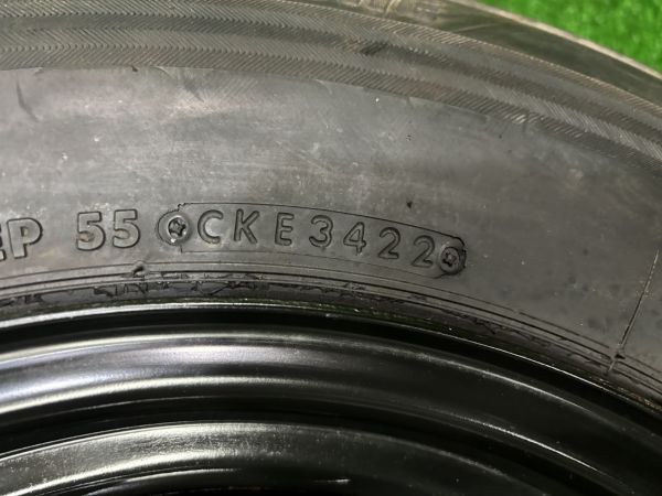22 year made 200 series Hiace new car removing Bridgestone RD-613 195/80R15 107/105L steel wheel attaching 4ps.@0422-01