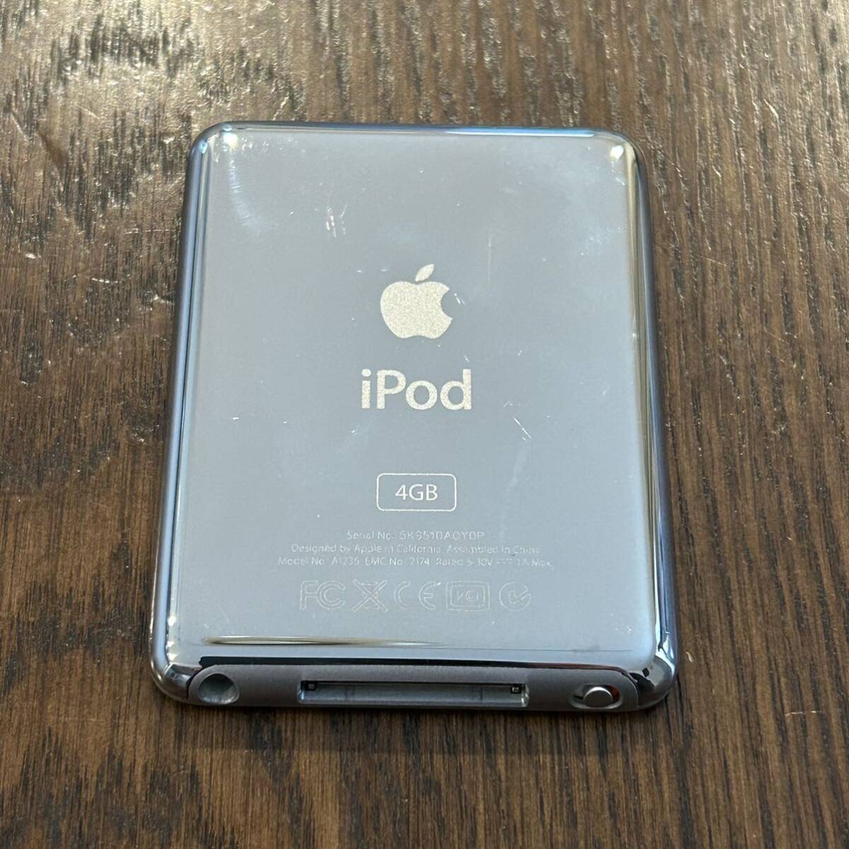 iPod nano 第 3 世代 初期化済 A1236 4GB ジャンク品_画像3