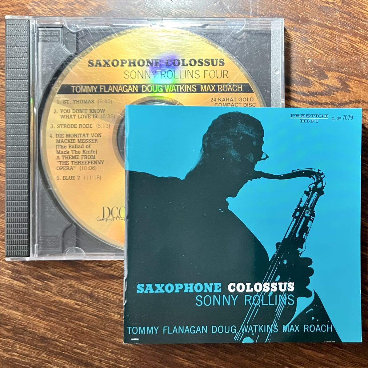 【DCC 24K GOLD CD】SONNY ROLLINS / SAXOPHONE COLOSSUS ソニー・ロリンズ / サキソフォン・コロッサス ゴールドCD GZS-1082の画像1