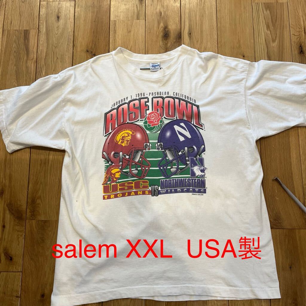 USA製 米国製　salem vintage ヴィンテージ　90年代　フットボール　tシャツ_画像1