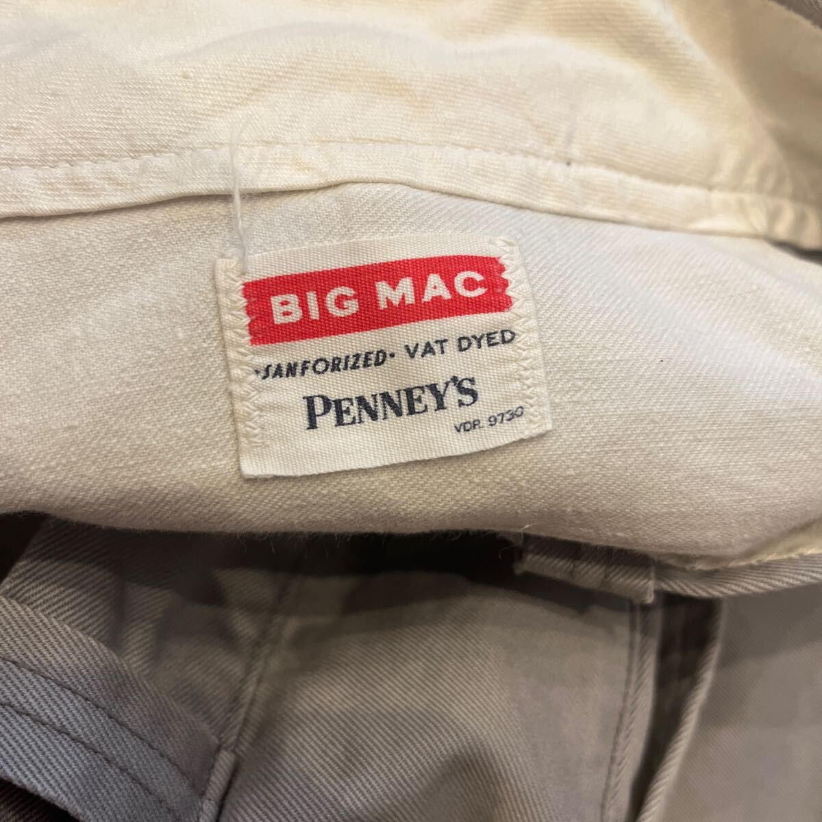 ビンテージ チノパン ワークパンツ パンツ 60s ヴィンテージ BIG MAC PENNYS ペニーズ sears パンツ BIGMACの画像3