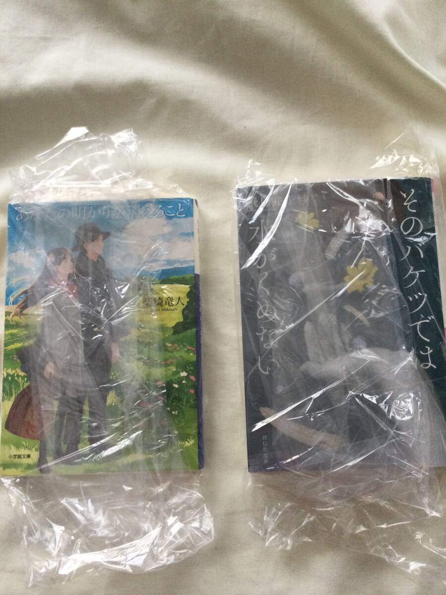 そのバケツでは水がくめない (祥伝社文庫)、あなたの明かりが消えること (小学館文庫) 放出品 ２冊セット_画像1