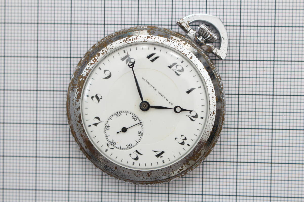 タバン TAVANNES 懐中時計 アンティーク ヴィンテージ ゼンマイ式 手巻き式の画像1