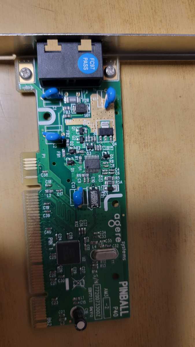 Archtek 56PAV2 アナログモデム カード PCI インターフェイス 動作未確認 増設ボード ファックスモデムの画像5