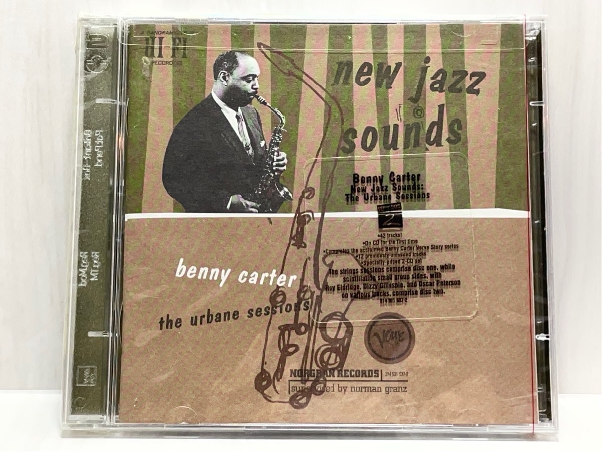 Benny Carter New Jazz Sounds ベニー カーター The Urbane Sessions Virve 314 531 637-2 未開封２CD_画像1