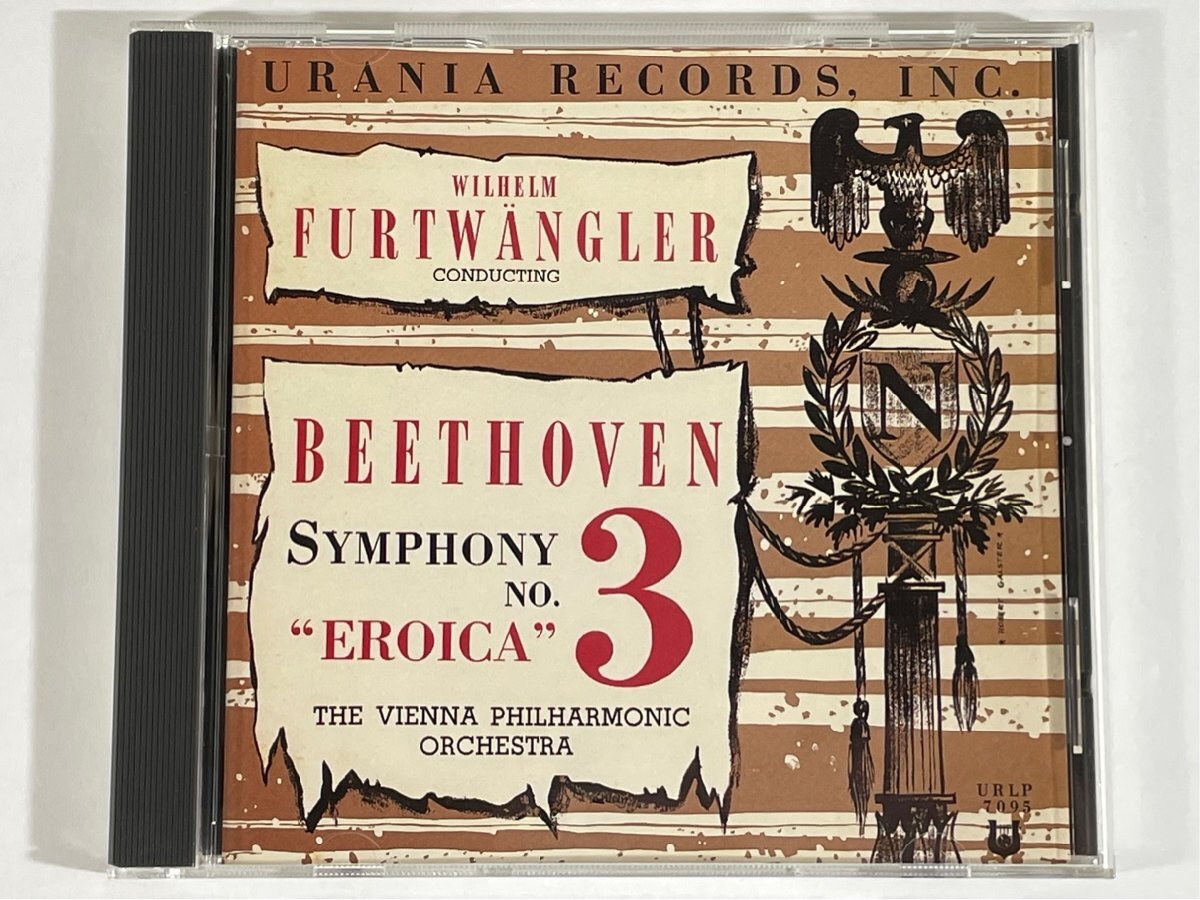 ☆ フルトヴェングラー ベートーヴェン 交響曲第3番「英雄」 ウラニアのエロイカ 200枚限定 URCD 7095 希少 CDの画像1