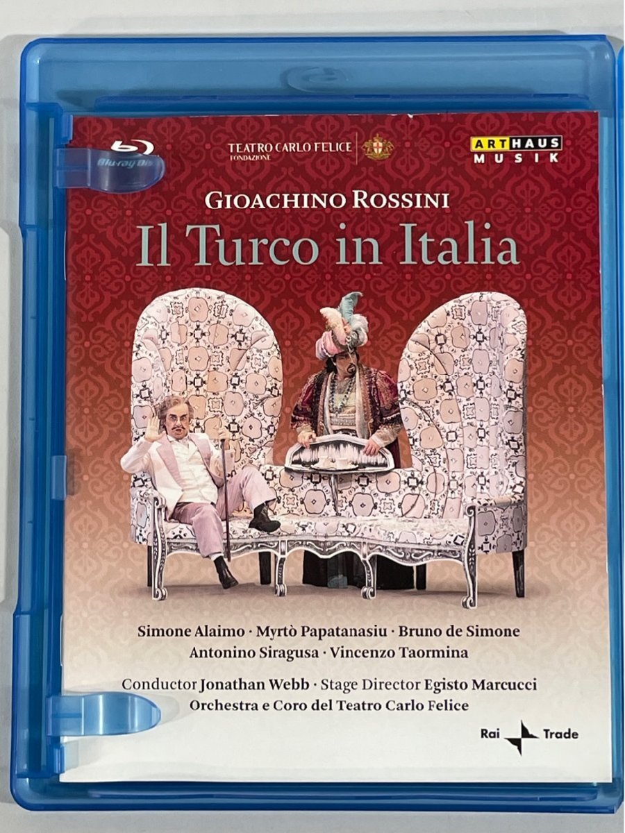 ジョナサン・ウェブ アライモ ロッシーニ 歌劇 イタリアのトルコ人 輸入盤 Blu-ray_画像3