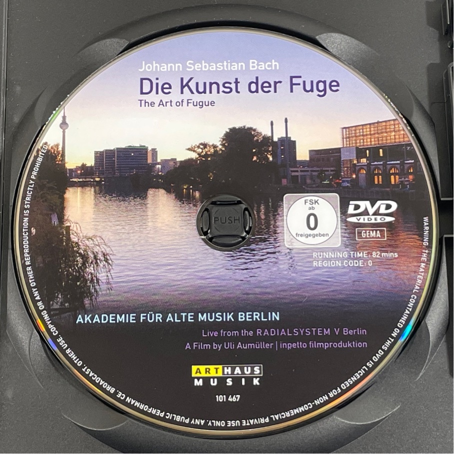 バッハ フーガの技法 ベルリン古楽アカデミー 輸入盤 DVDの画像4