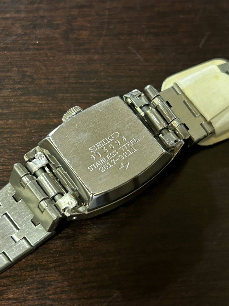 ⑧ Seiko Lady's Poe tsu self-winding watch wristwatch dead stock 