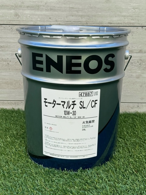 【送込6,980円】ＥＮＥＯＳ ｏｒ 出光 ガソリン・ディーゼル兼用油 ＳＬ/ＣＦ １０Ｗ-３０ ２０Ｌ缶_画像1