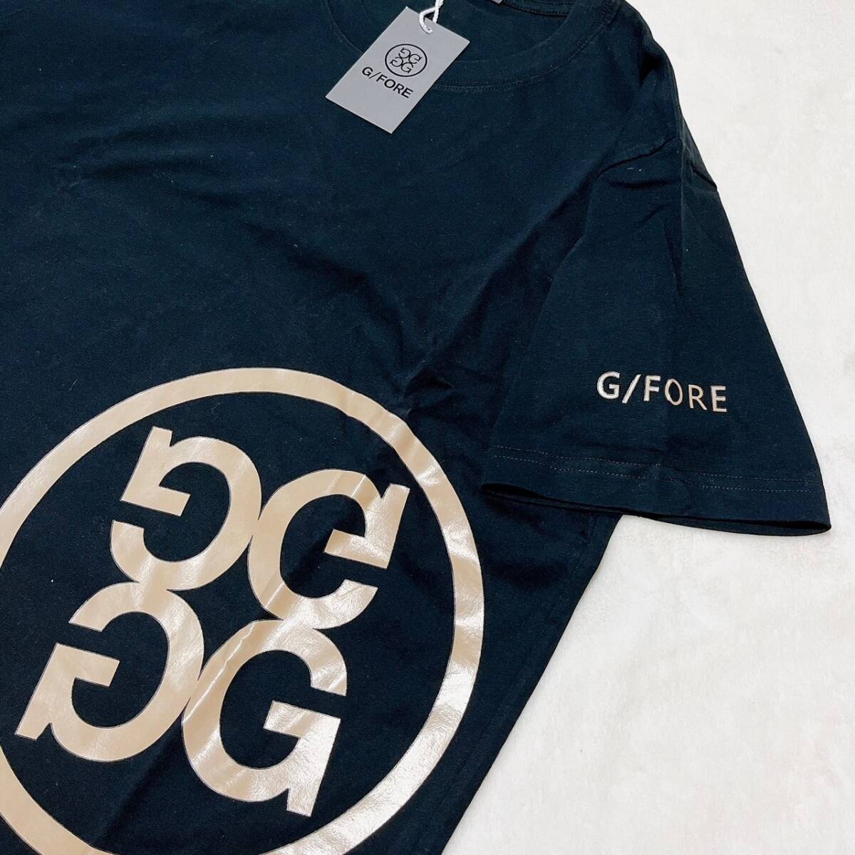 新品 G/FORE ゴルフ 半袖Tシャツ ブラック ＸＬ ジーフォア メンズの画像2