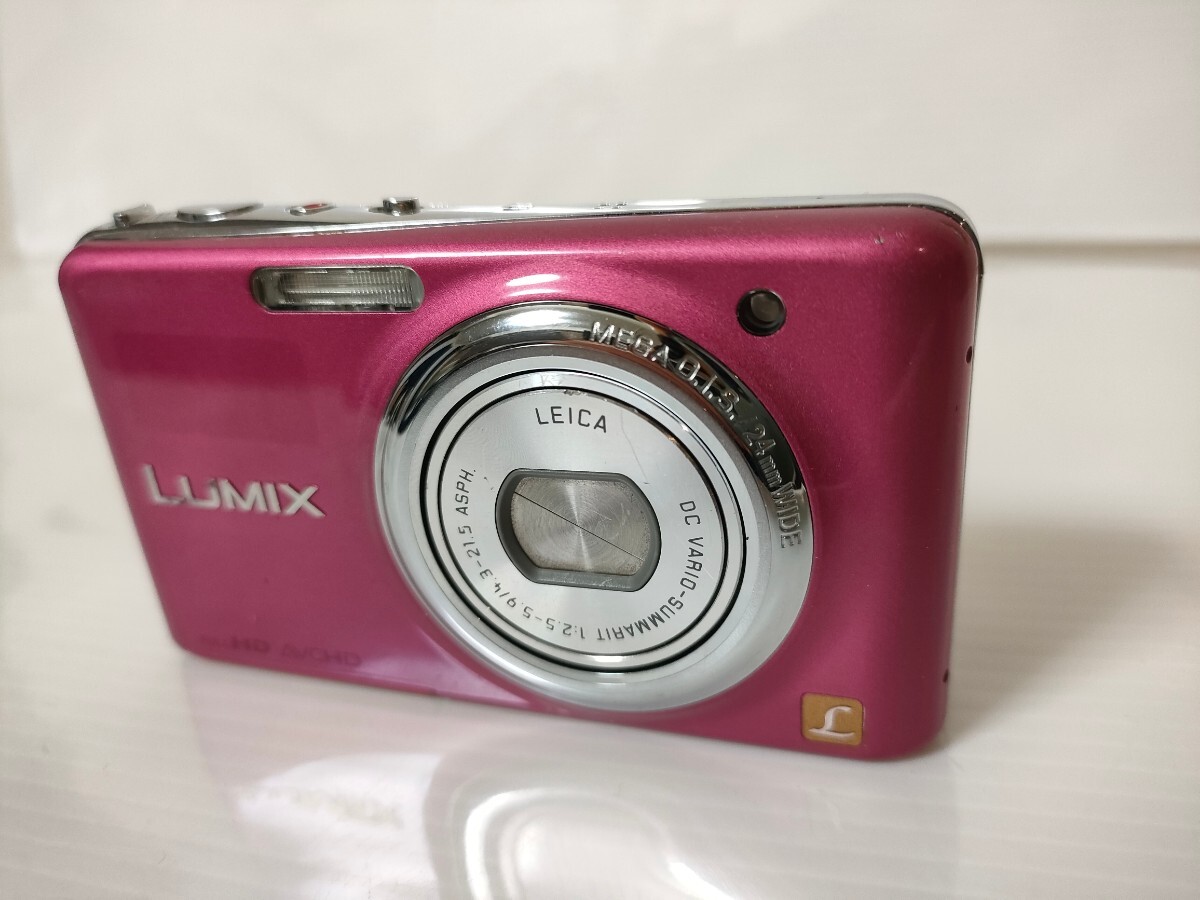 Panasonic パナソニック コンパクトデジタルカメラ LUMIX DMC-FX77 ピンク