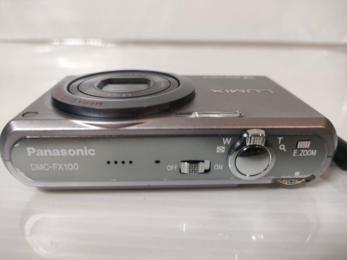 【極上美品】Panasonic パナソニック コンパクトデジタルカメラ LUMIX DMC-FX100 ブレードシルバー_画像6