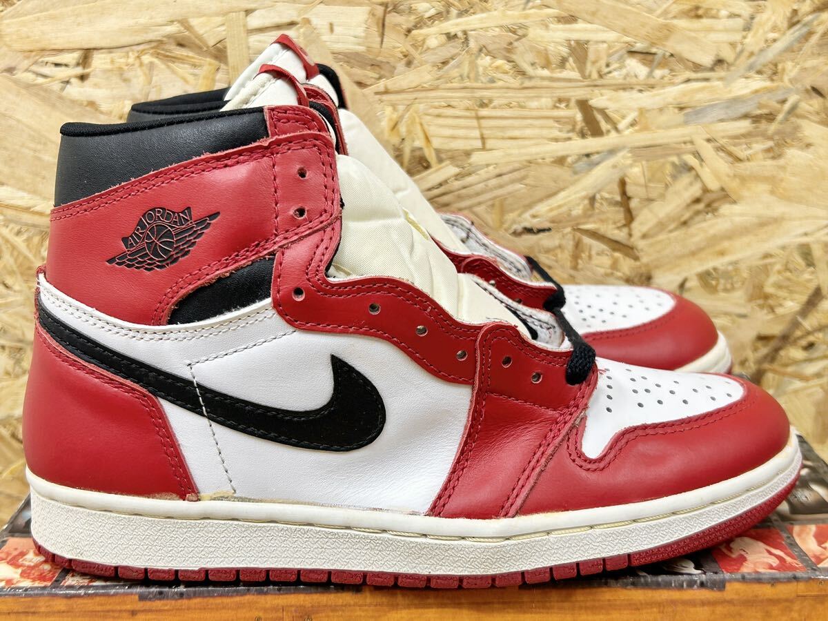 デッドストック Nike Air Jordan 1 Chicago 94 復刻 エアジョーダン1 シカゴ 1994年 25.5cm 130207-101 DS 初代復刻 ビンテージの画像4