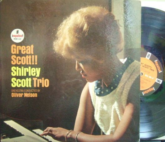 ３枚で送料無料【米Impulse mono】Shirley Scott/Great Scott!! (Joe Wilder, Barry Galbraith, George Duvivier, etc)_画像1