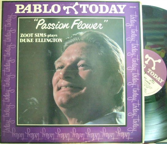 ３枚で送料無料【米Pablo Today】Zoot Sims/Passion Flower - Zoot Sims Plays Duke Ellington_画像1