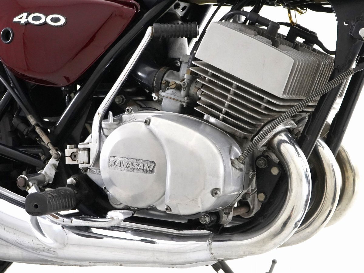 Kawasaki 400SS マッハII S3 1974年 2スト 3気筒 下取強化出張可 全国通販 ローン150回 金利3.9% 業販歓迎 旧車 絶版車 ビンテージ_画像3