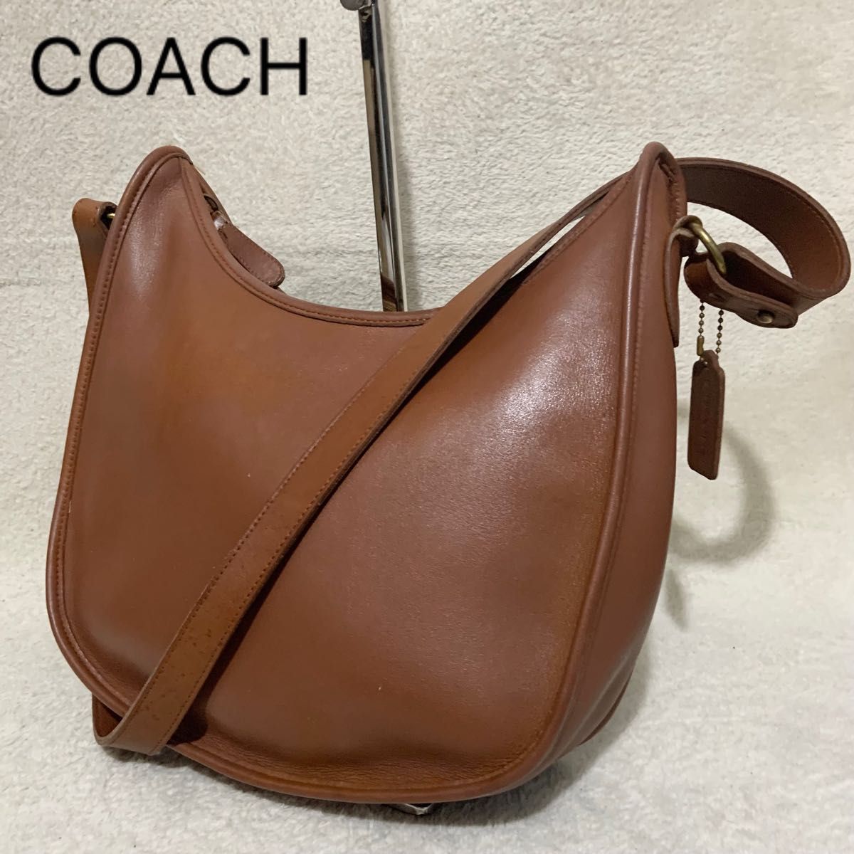 COACH オールドコーチ ergo エルゴ ショルダーバッグ ブラウン 9950 ヴィンテージ USA製 クロスボディ