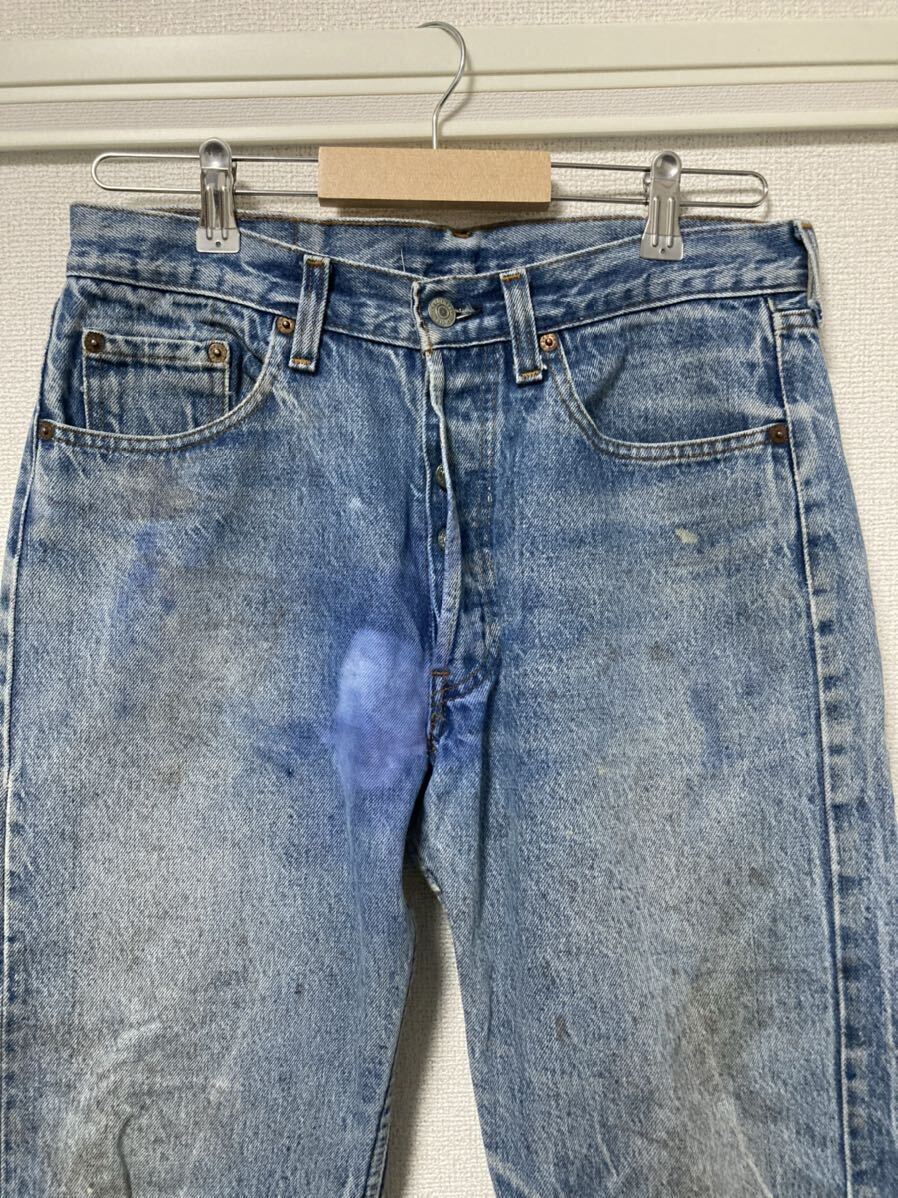 80s Levis リーバイス 501 デニムパンツ 黒カンヌキ ジーンズ USA製 ヴィンテージ W33☆70s 60s 505 517 赤耳 66前期 BIGE XX 大戦の画像10